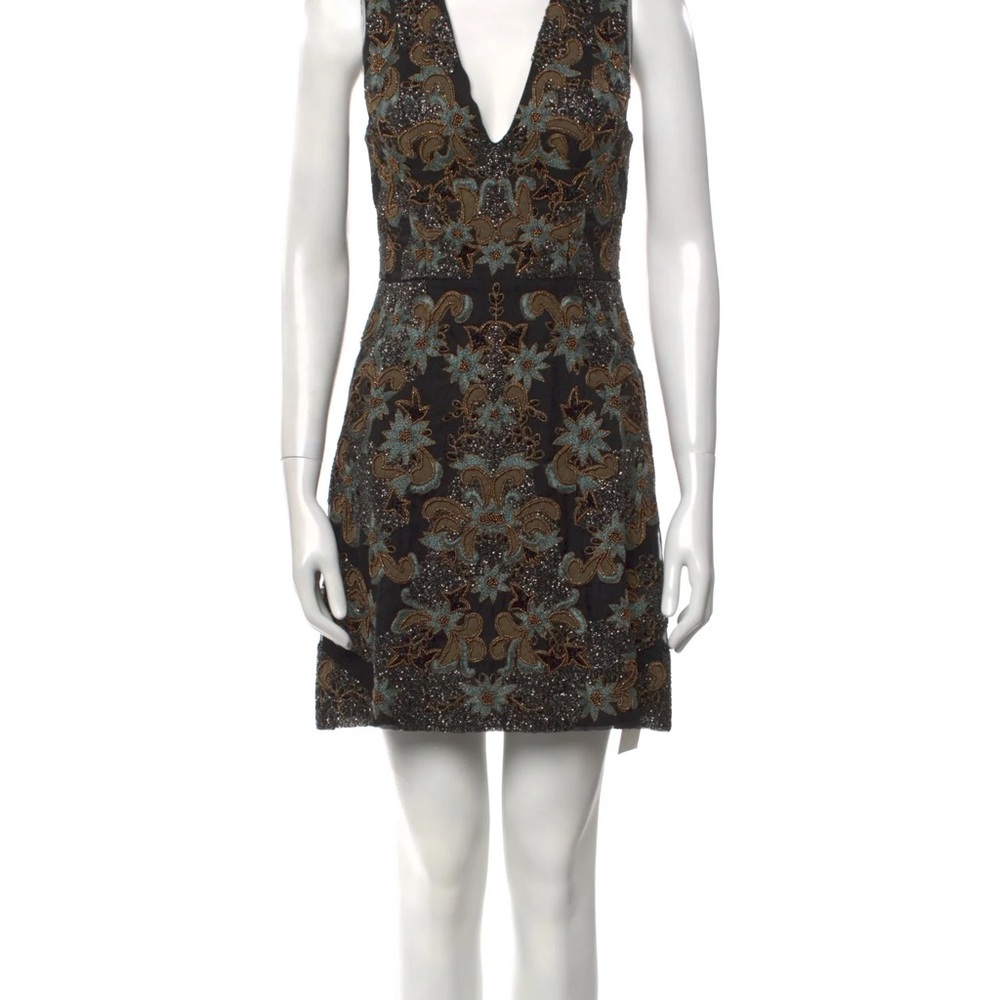 Alice + Olivia Beaded Mini Dress NWT